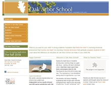 Tablet Screenshot of oakarborschool.org